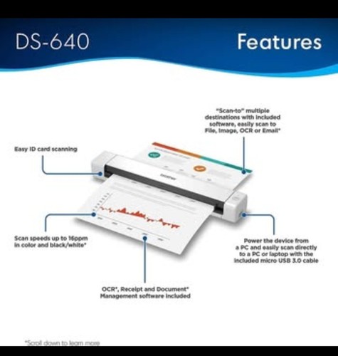 Brother 640 compact mobile - ds-640,